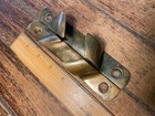 Vintage Pair Of Cast Bronze Abi Bow Skene Chocks 6 1 2  Nice Patina