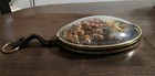 Vintage Cideart Belgium Dried Floral Bouquet Domed Convex Glass Frame Wall Art