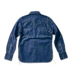 Samurai Jeans Swd-l01 Denim Western Shirt 10oz Sword Ear Selvedge Made In Japan
