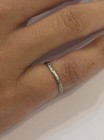 Antique 10k White Gold Scroll Pinky   Child Ring Size 3 25