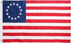 3x5 Embroidered Betsy Ross Usa 200d Sewn Nylon Flag 5x3 Flag Banner  b4l 