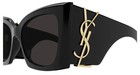 Saint Laurent Sl M119 001 Oversized Square Sunglasses 54mm Black gray Lens
