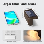 8 Pack Led Solar Fence Lights Dusk To Dawn Wall Garden Pathway Deck Lamp Outdoor