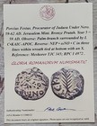 Authentic Ancient Jewish Roman Procurator Festus Jerusalem Mint Coin With Coa