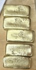 5 Lb 2 Oz Fluxed  Hand Poured Yellow Brass Ingot Bars- Bullion Metal Casting