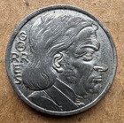 1921 Germany Stadt Coblenz 1 2 Mark Notgeld Iron Gorres Triangle Unc No Rust