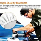 10pcs 5-6 7-8 9-10 Inch Polishing Bonnet Buffer Pads Soft Wool For Car Polisher