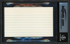 Willie Shoemaker Signed 3x5 Index Card Horse Jockey Beckett Bas