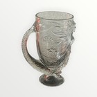 Las Vegas Treasure Island Vintage Clear Glass Mermaid Mug 22 Oz Tail Handle 7 5 