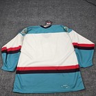 Vintage Detroit Vipers Jersey Mens Large White Blue Ihl Hockey Autographed 90s