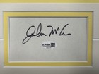 John Mccain Signed Cut Jsa Auto Custom Framed Us Senator