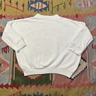 Vintage 50s 60s Poor Boy Pullover By Tj White Sweatshirt Youth Large  Rare