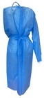 Disposable Isolation Gown Sms Knit Cuff  Medical dental  30gsm  Blue 50 100pcs