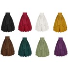 Medieval Lady Fancy Skirt Renaissance Costume Halloween Maiden Dress Gothic Gown