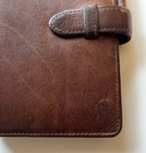 Vintage Polo Ralph Lauren Full Leather Agenda Wallet  Filofax Pocket Size  Brown