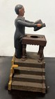 Cast-iron J    E  Stevens Magician Mechanical Bank 1950   s Remake Of 1902