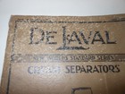 1941 De Laval Cream Separator Instruction Manual Vtg Dairy Farm
