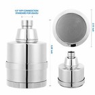     2-in-1    shower Head Showerhead 15 Stage Filter Chlorine Hard Water Softener     
