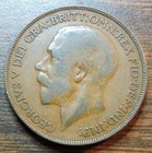 1922 Great Britain Uk Large Penny George V