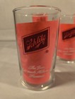 Vtg Schlitz Beer Shell Glass  6  Tavern Barware Advertising man Cave Decor 