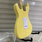 Cream Yellow Style Electric Guitar 6 String Sss Pickups Maple Fingerboard