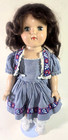 Vintage 1948 Ideal Pre-toni Hard Plastic Doll Brunette Original Dress Sleepy Eye