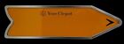 Veuve Clicquot Champagne Orange Arrow Sign Metal Tin Box - No City - Usa Shipper