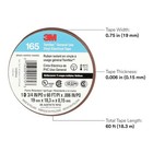 3m Temflex 165 Vinyl Electrical Tape Brown 3 4in X 60ft