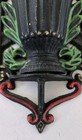 Vintage Wilton Cast Iron Wall Mount Match Holder Urn Design Hand Painted Usa