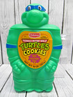 1990 Tmnt Teenage Mutant Ninja Turtles Cookie Container   Coin Bank - Empty