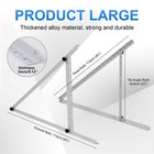 4 Sets 45in Solar Panel Rv Tilt Mount Brackets Kit Roof Surface Adjustable Frame
