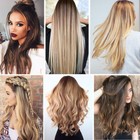 100  Real Thick Clip In Hair Extensions Full Head Hair Extentions Long Human Hyt