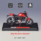 1 18 Ducati Monster   Motorcycle Model Diecast Toy Vehicle For Boys Kids Gifts