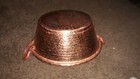Mexican Pure Copper Pot For Carnitas  Jam  Cazo  Very Thick And Heavy   14x7 In 