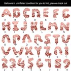 85 Pcs  16  Foil Personalized Name Happy Birthday Balloons Letters  Mylar Al   