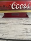 Vintage 1980 s Coors Beer Cash Register Lighted Sign - Working  needs New Light 