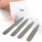 10 20 36 40 Magnetic Metal Collar Stays Stiffeners 10 Magnet Insert In Box Shirt