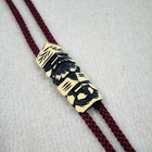 Lot Of 5 Bolo Ties Shell Style Stone Metal Tips Vintage Japan Cowboy Western