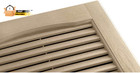 Homeside Open Louver Vinyl Shutters  1 Pair  14-1 2in  X 35in  - 050 Bl