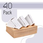 Mr  Pen- Adjustable Cardboard Corner Protectors  Fits 1   40 Pack  White