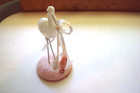 Vtg Gumball Charm 1950 s -60s Hk Blow Mold  4  Stork  kewpie Doll  Baby Delivery