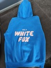 Girls White Fox Blue Sweatshirt Barely Used