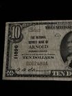 1929  10 The National Bank Of Arnold Pa National Currency Ch   11896