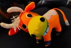 Vintage 1977 R  Dakin Dream Pets 7  Adorable Orange Cow