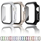 Tempered Glass Case For Apple Watch 10 9 8 7 6 Se 5 38-49mm Screen Protector