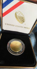 2014 W Uncirculated Baseball Hall Of Fame  5 Gold Coin W box   Coa