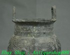 11 8   Old Chinese Dynasty Bronze Ware Beast Face Pattern Incense Burner Censer