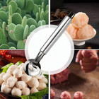 Stainless Steel Cactus Peeler Spoon 2pc Cuchara Peladora De Nopales Melon Baller