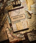 60 Pcs Old Map Scrapbooking Paper Pack  Sailing Map Vintage Memo Pad  Junk Journ