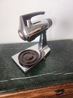 Vtg Sunbeam Mixmaster Retro Chrome Brown Stand Mixer 12 Speed 3 Bowls 4 Beaters